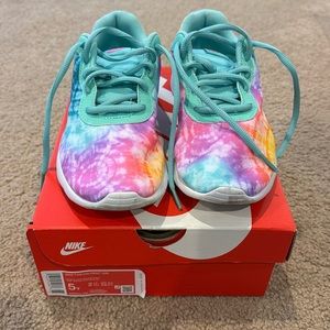 Kids Nike tie dye sneakers